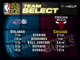 NBA Live 96 screenshot 5 for Sega Genesis